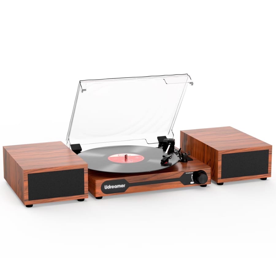 Udreamer Bluetooth Vinyl Record Player w/ 2 Speakers: $88.99 Udreamer Bluetooth Vinyl Record Player w/ 2 Speakers: $88.99