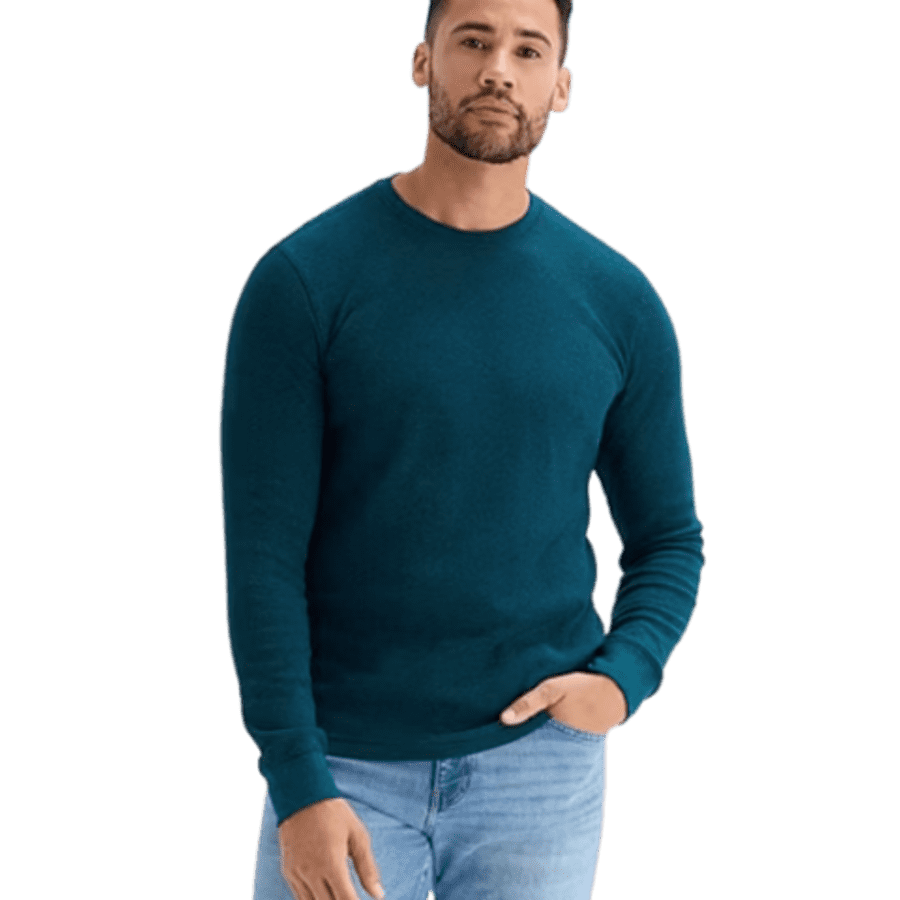 St. John's Bay Men's Waffle Thermal Top: $14