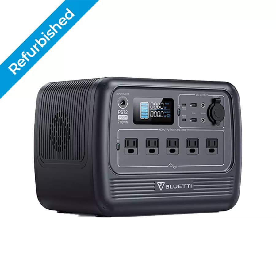 Certified Refurb Bluetti 716Wh Portable Solar Power Station: $183 Certified Refurb Bluetti 716Wh Portable Solar Power Station: $183