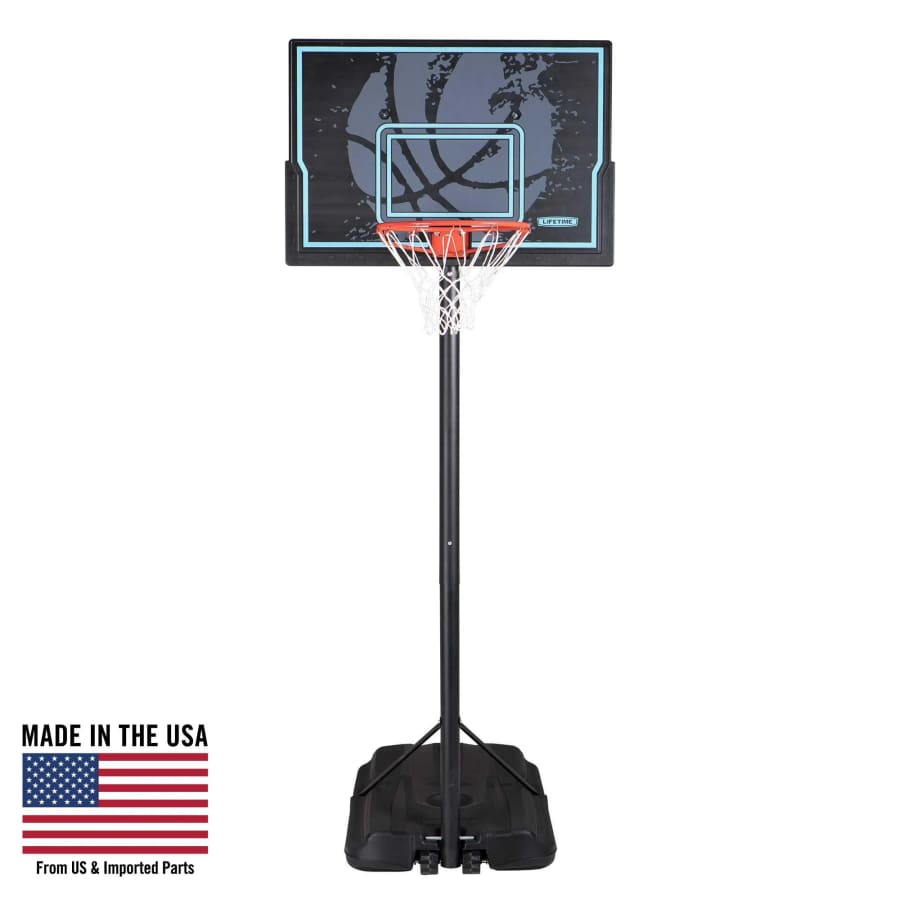 Lifetime 44" Impact Portable Basketball Hoop with Telescoping Adjustment & Classic Rim: $99