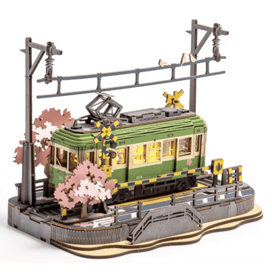 Robotime Sakura Journey Wooden 3D Puzzle w/ LED: $15 Robotime Sakura Journey Wooden 3D Puzzle w/ LED: $15