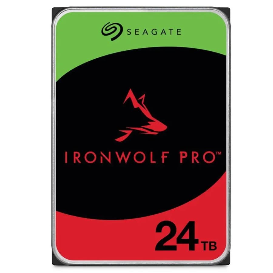 Seagate IronWolf Pro 24TB SATA III 3.5" Internal NAS Hard Drive: $400 Seagate IronWolf Pro 24TB SATA III 3.5" Internal NAS Hard Drive: $400