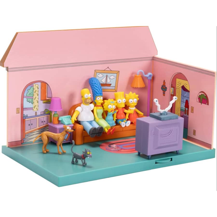 The Simpsons Living Room Diorama: $8