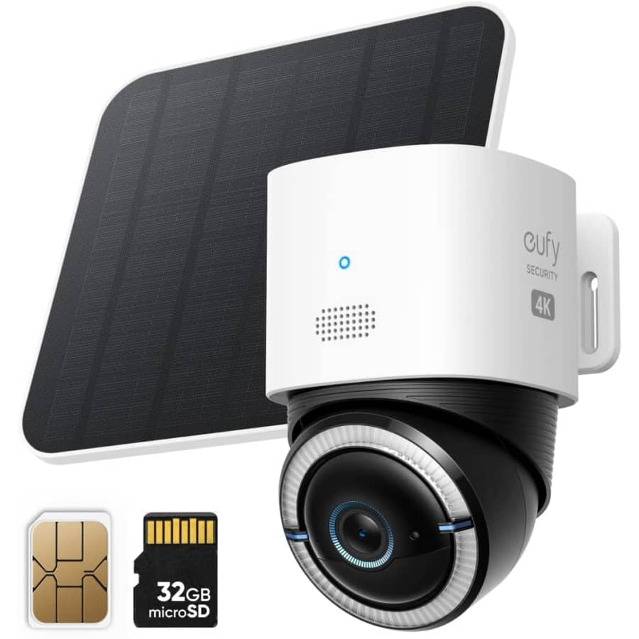 eufy Security 4K Solar 4G LTE Cam S330: $140