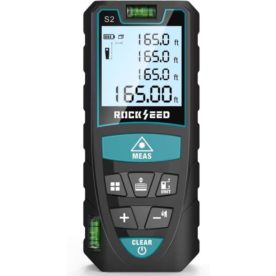 RockSeed 165-Foot Digital Laser Distance Meter: $16