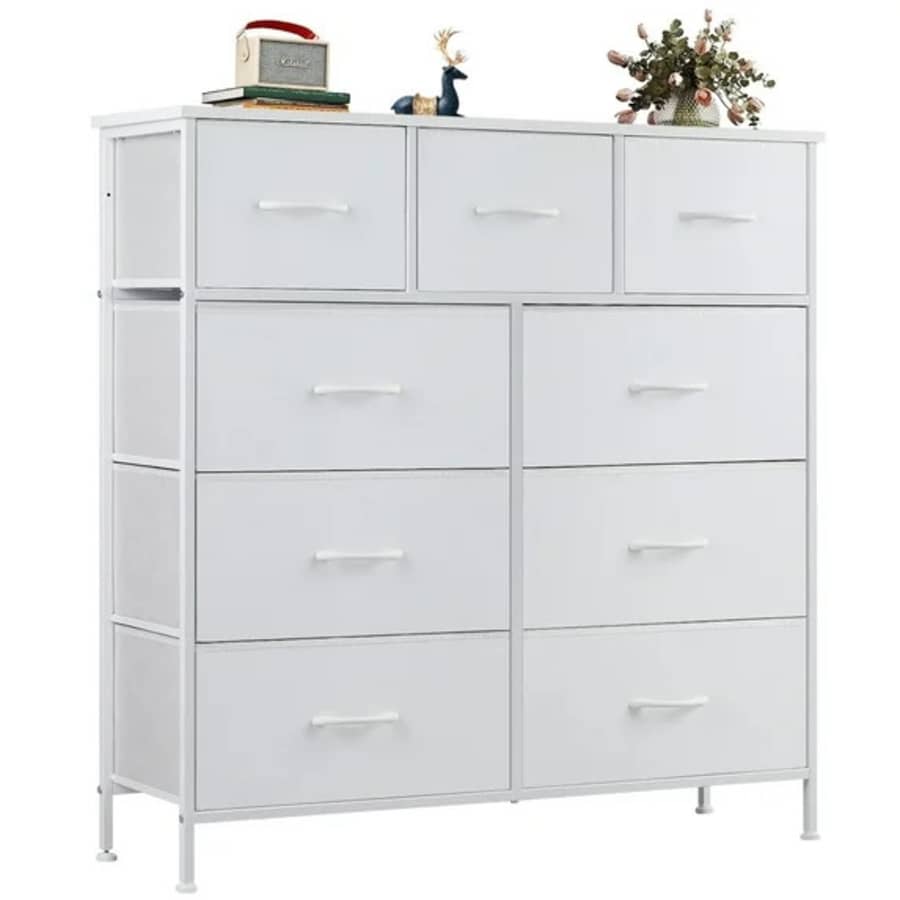 Zunmos 9-Drawer Fabric Dresser: $50 Zunmos 9-Drawer Fabric Dresser: $50