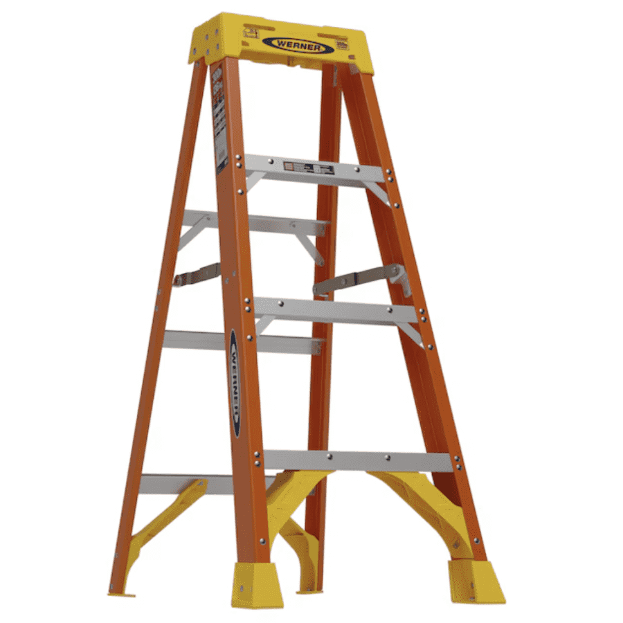 Werner 4-Foot. Fiberglass Step ladder: $70 Werner 4-Foot. Fiberglass Step ladder: $70