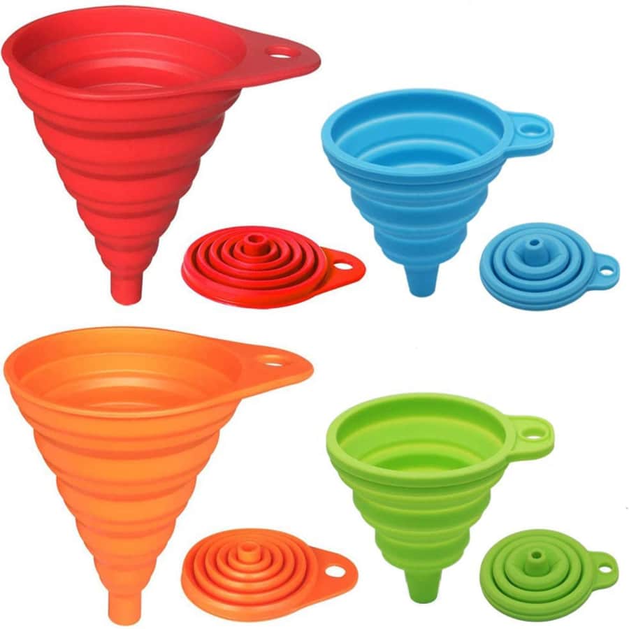 KongNai 4-Piece Kitchen Funnel Set: $5.98