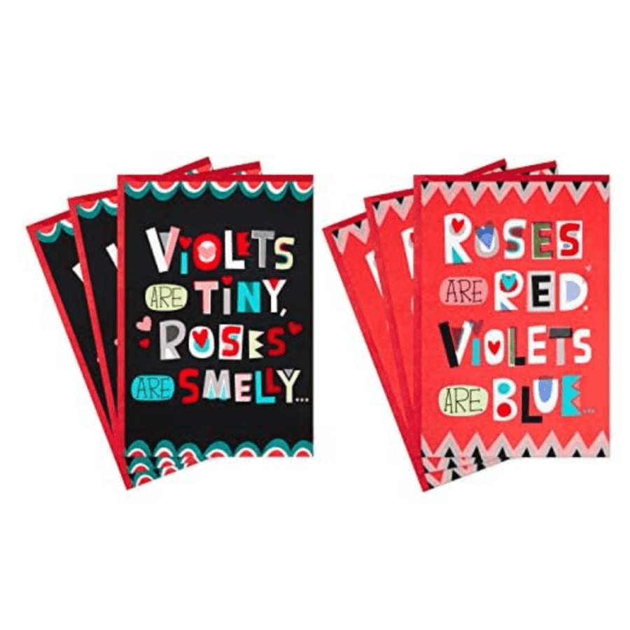 Valentine's Day Greeting Card w/ Envelope 6-Pack: $3