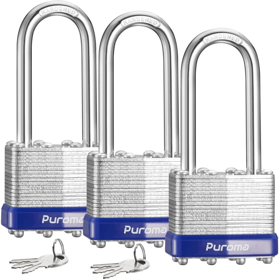 Puroma Padlock 3-Pack: $9.99 Puroma Padlock 3-Pack: $9.99