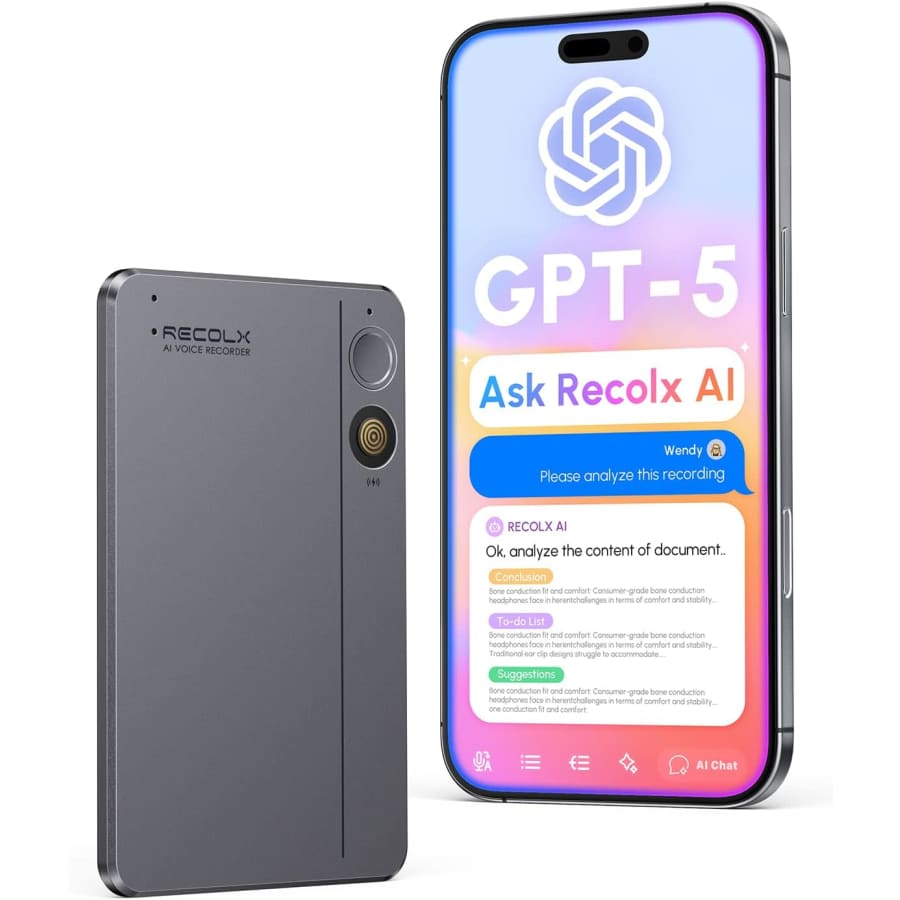 Recolx AI Voice Recorder: $37.99
