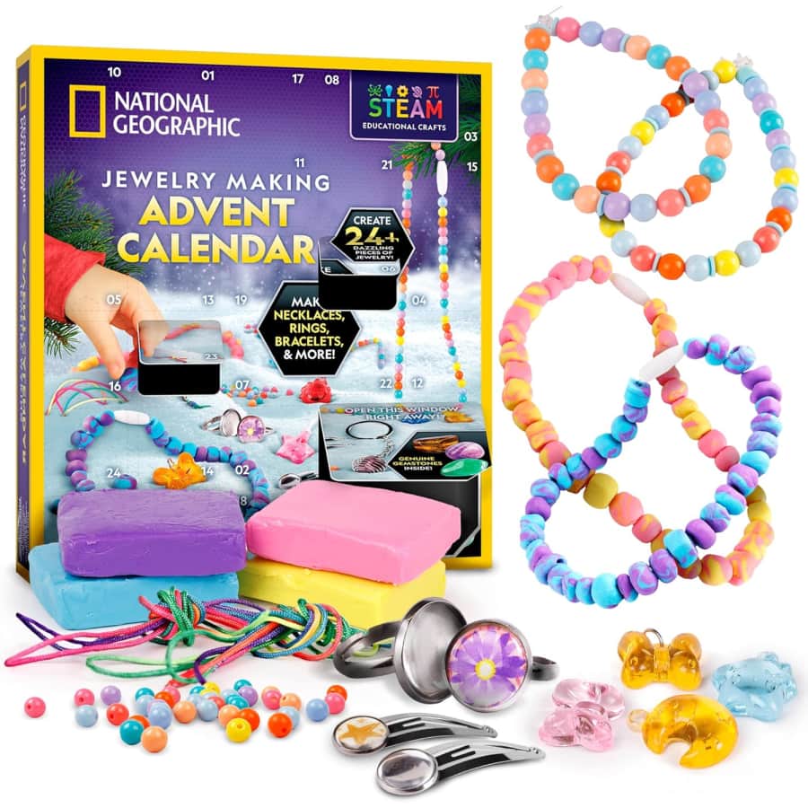 National Geographic Jewelry Making Advent Calendar: $16