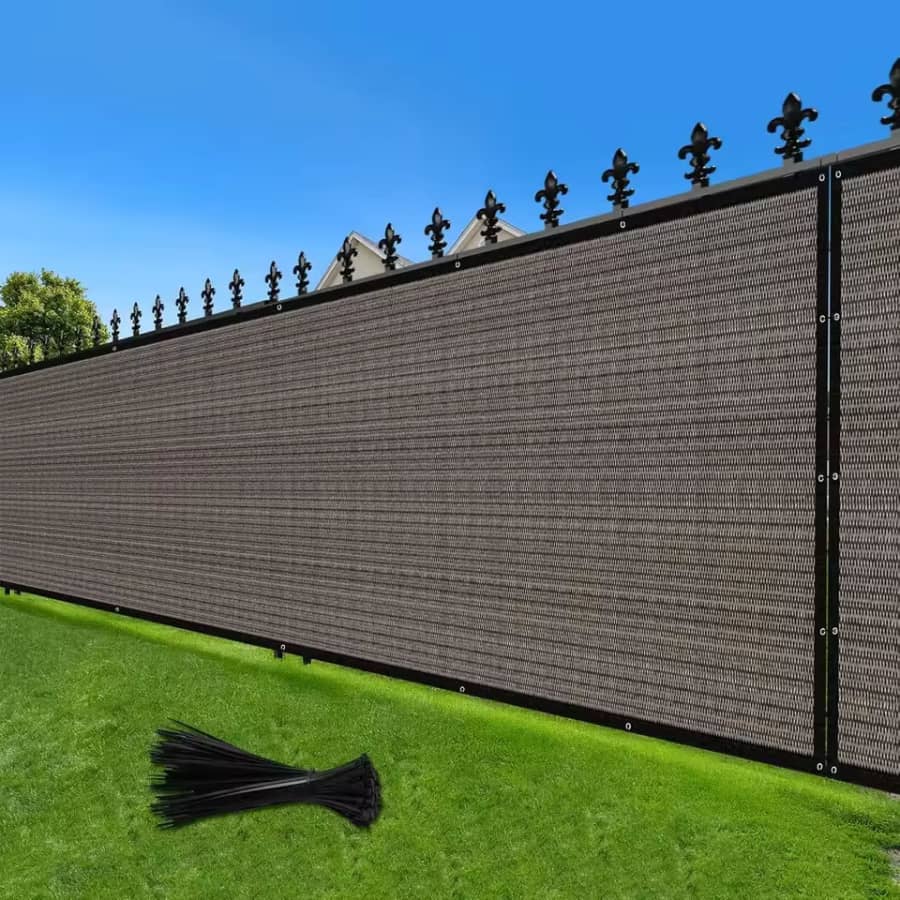 8 x 106-Foot Privacy Screen Fence: $129.92
