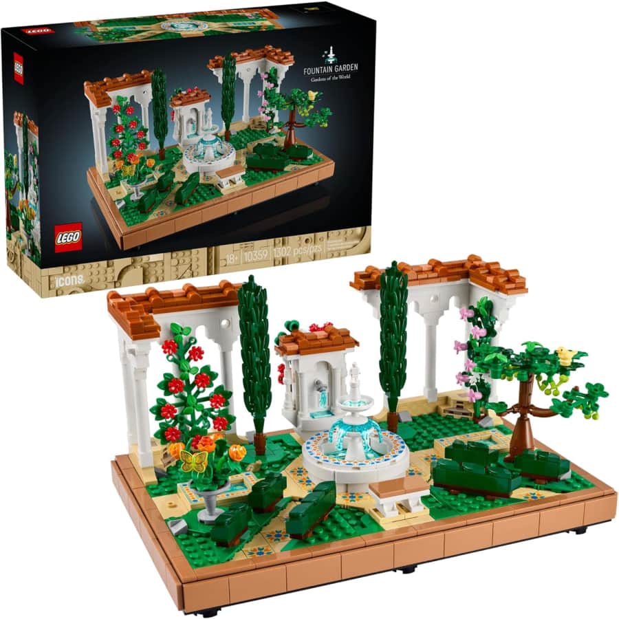 LEGO Icons Fountain Garden: $70 LEGO Icons Fountain Garden: $70
