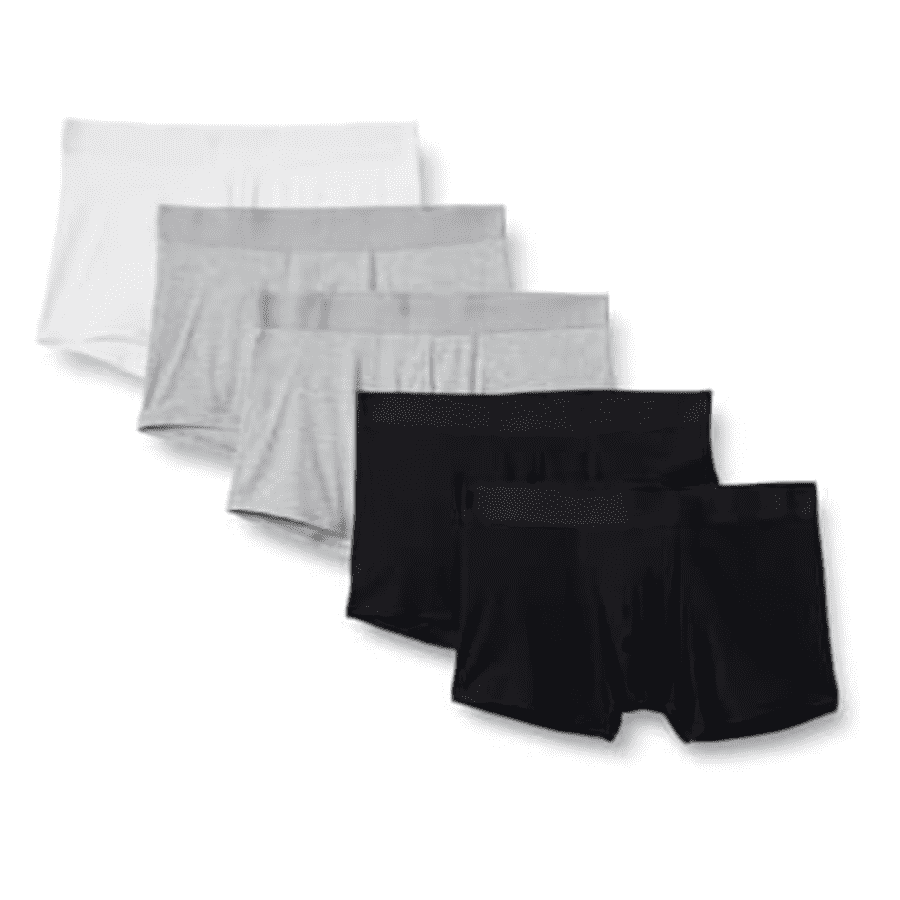 Amazon Essentials Men's Cotton Jersey Boxer Shorts 5-Pack: $8.99