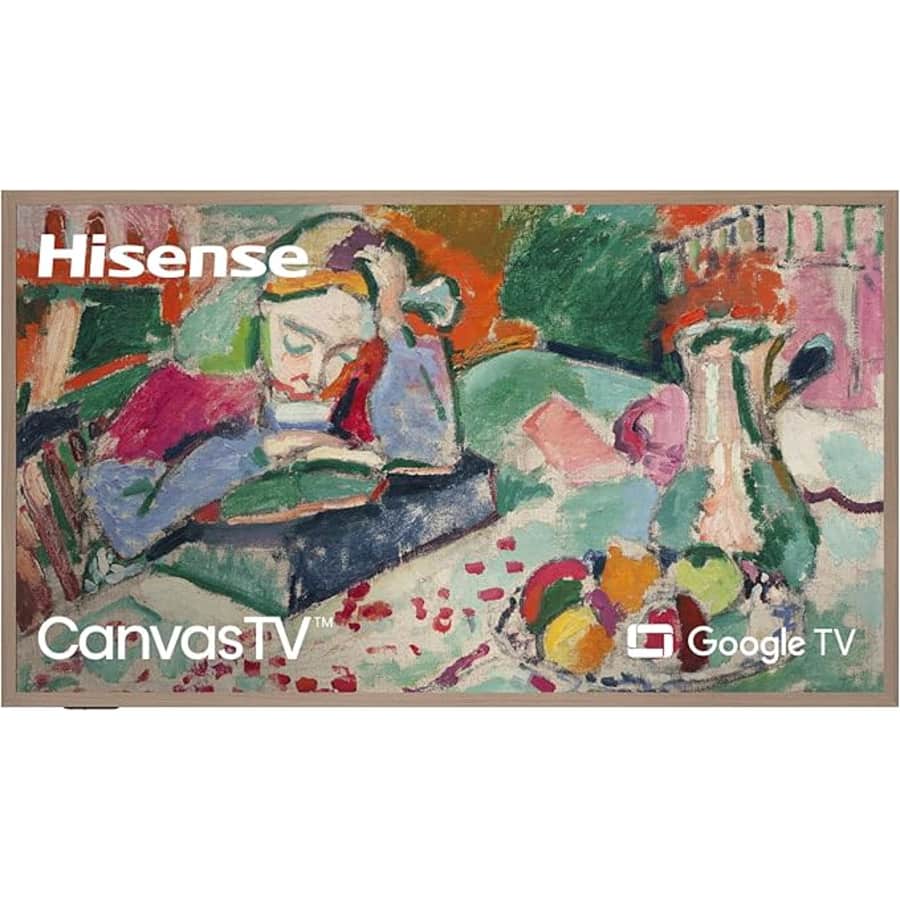 Hisense QLED CanvasTV Series 65" 4K Smart TV: $1,000