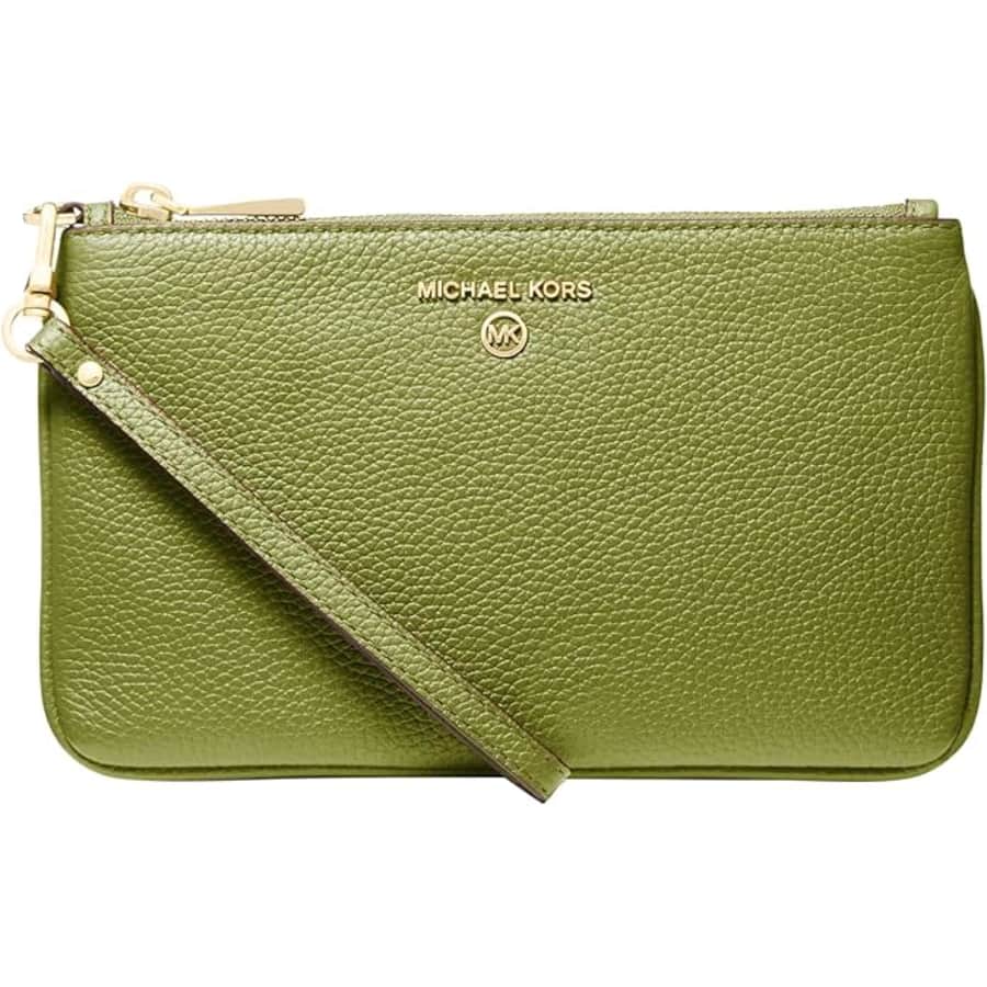 Michael Kors Jet Set Medium Pebbled Leather Wristlet: $33 to $39