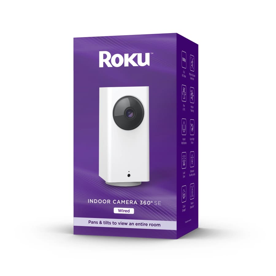 Roku Indoor Camera 360° SE Wired 1080p Security Camera: $24 Roku Indoor Camera 360° SE Wired 1080p Security Camera: $24
