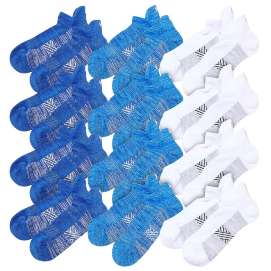 Mission Men's Pinnacle Dry & Cool No Show Socks 12-Pack: $15 Mission Men's Pinnacle Dry & Cool No Show Socks 12-Pack: $15