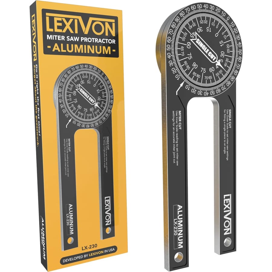 Lexivon Aluminum Miter Saw Protractor: $18 Lexivon Aluminum Miter Saw Protractor: $18