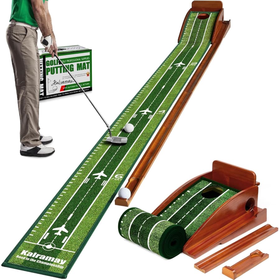 7.5-Ft. Indoor Golf Putting Mat: $45.87