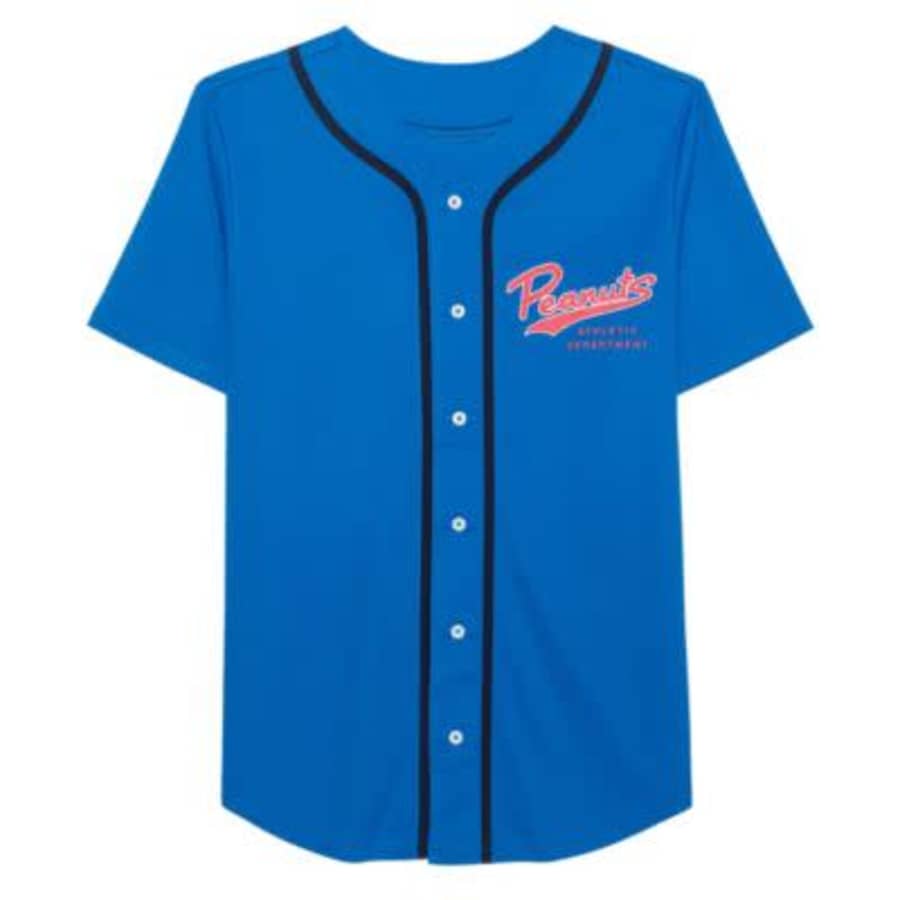 Hybrid Men's Peanuts Baseball Jersey Shirt: $14.93 Hybrid Men's Peanuts Baseball Jersey Shirt: $14.93