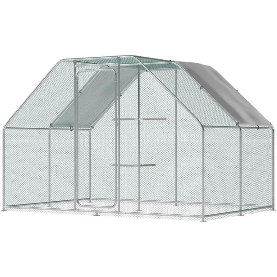 118" Metal Chicken Coop w/ Climbing Frame: $99 118" Metal Chicken Coop w/ Climbing Frame: $99