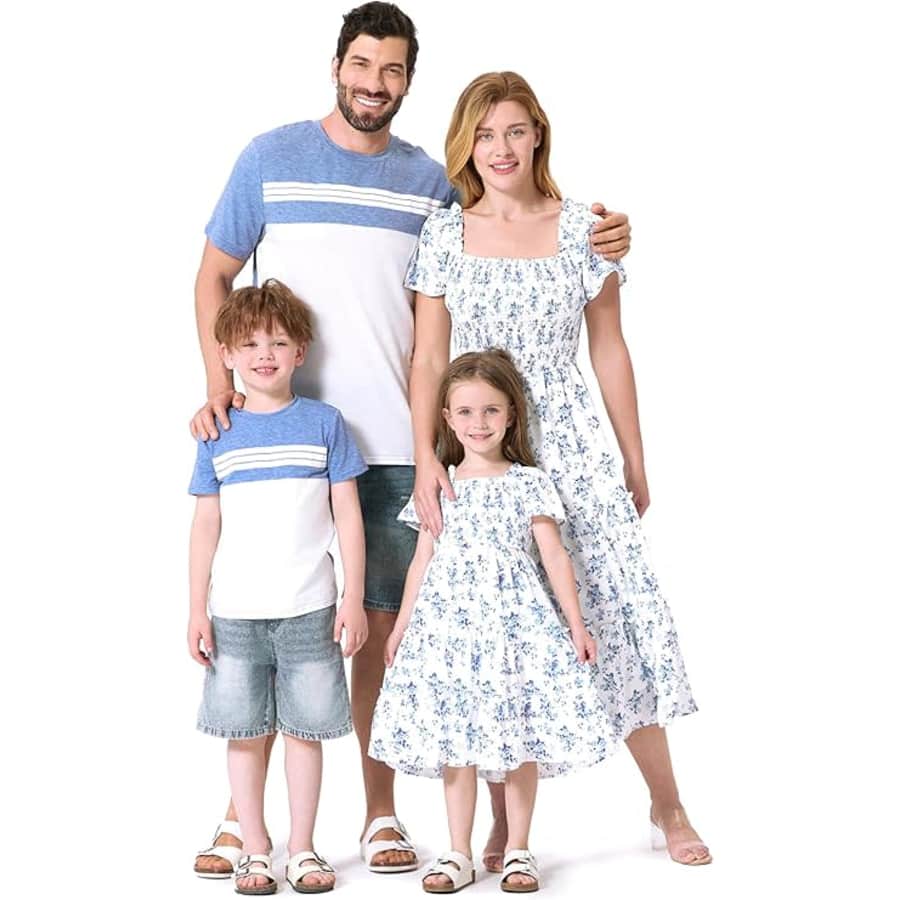 PatPat Adults' & Kids' Matching Family Boho Outfits: From $11