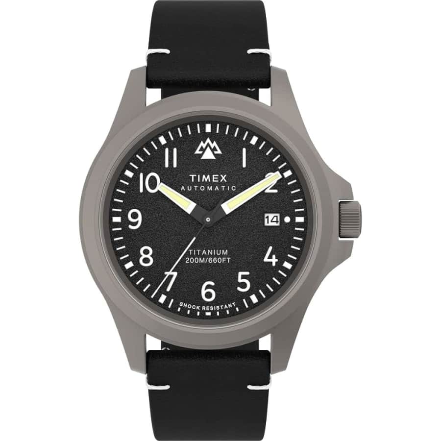 Timex Men's Expedition North Titanium Automatic 41mm Watch: $202 Timex Men's Expedition North Titanium Automatic 41mm Watch: $202