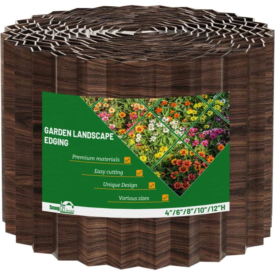 SnugNiture 50-Foot Corrugated Metal Garden Edging: $27