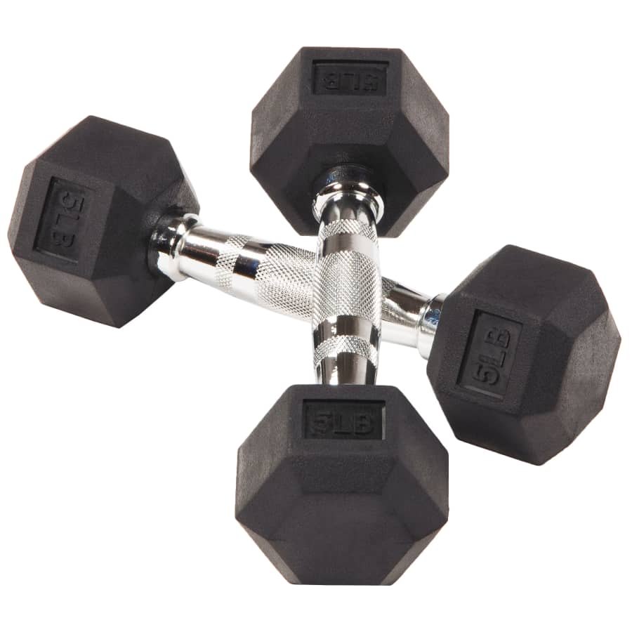 BalanceFrom Rubber Encased Hex Dumbbells: From $14 BalanceFrom Rubber Encased Hex Dumbbells: From $14