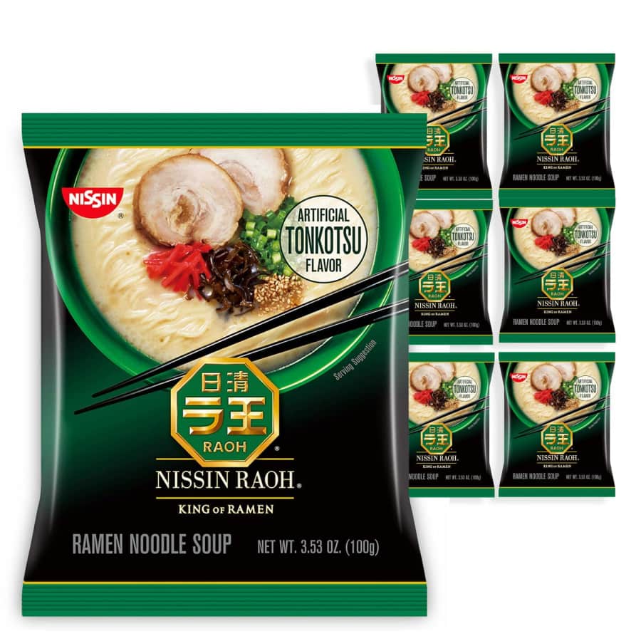 Nissin Raoh Tonkotsu Ramen Noodle Soup 6-Pack: $15 via Sub & Save