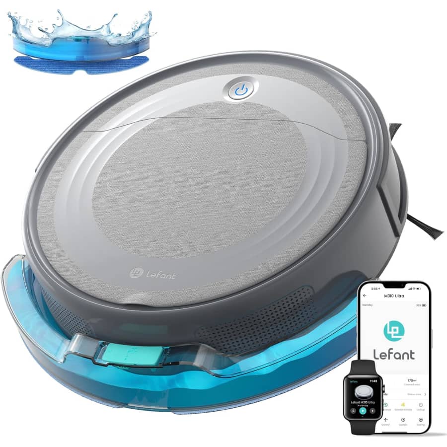 Lefant M310 Ultra Robot Vacuum and Mop: $69.99 Lefant M310 Ultra Robot Vacuum and Mop: $69.99