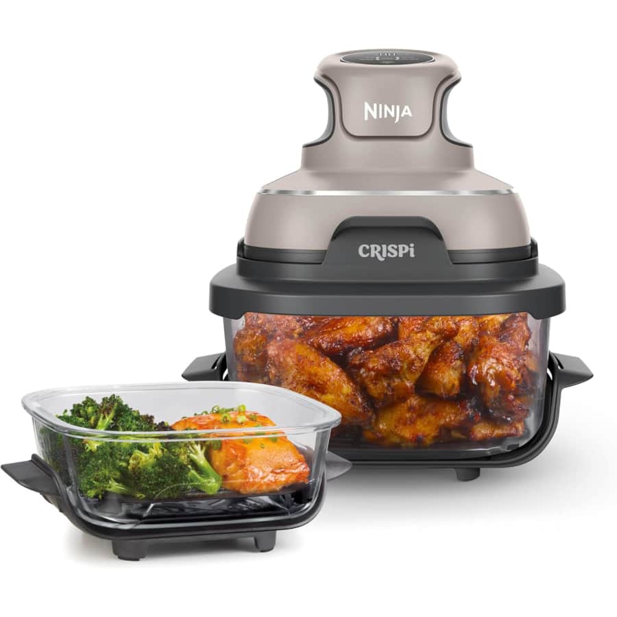 Ninja Crispi 4-in-1 Cooking System w/ 4-Quart and 6-Cup Containers: $160 Ninja Crispi 4-in-1 Cooking System w/ 4-Quart and 6-Cup Containers: $160