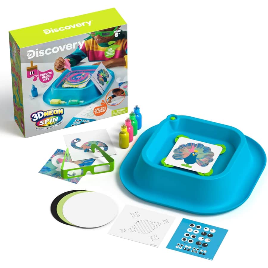 Discovery 3D Neon Spin Motorized Art Station: $7.48