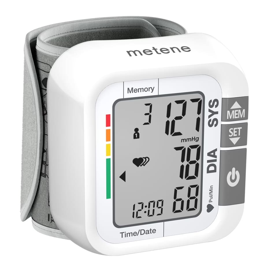 Metene Wrist Blood Pressure Monitor: $16.39