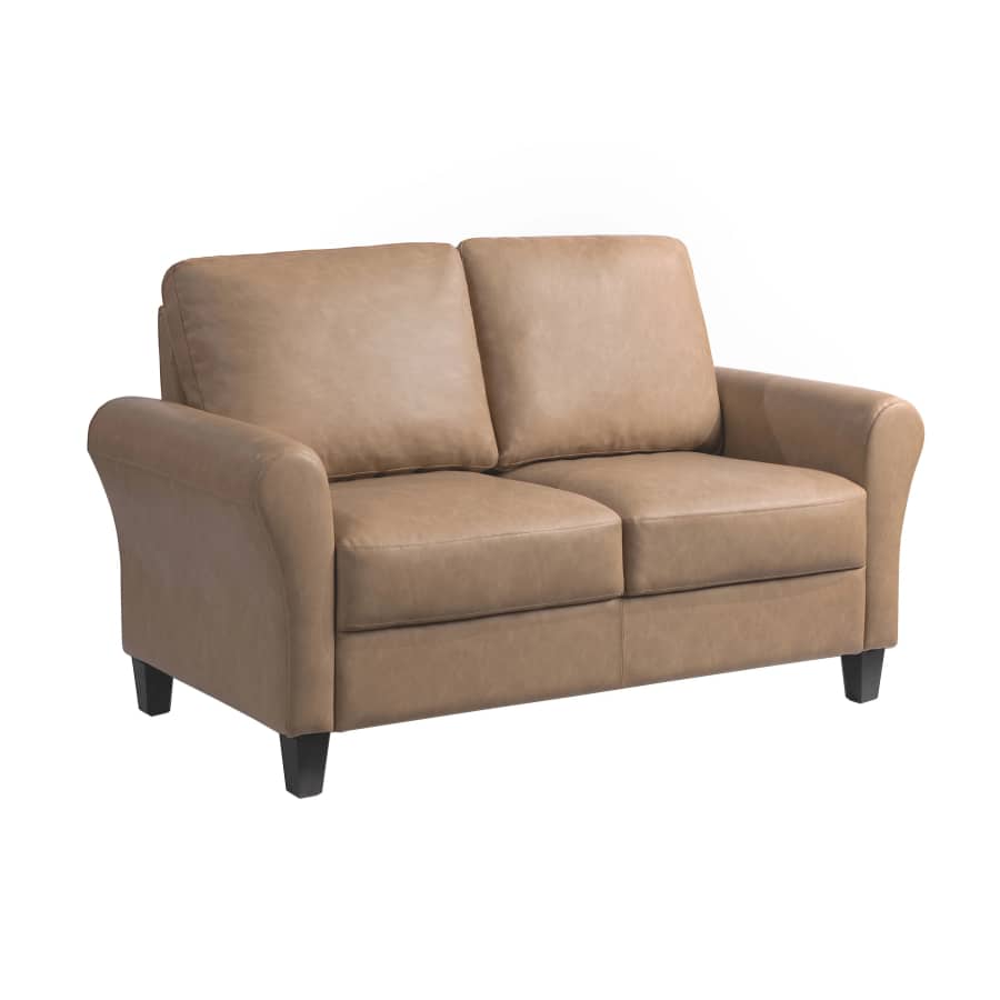 Lifestyle Solutions Alexa Loveseat with Rolled Arms: $198 Lifestyle Solutions Alexa Loveseat with Rolled Arms: $198