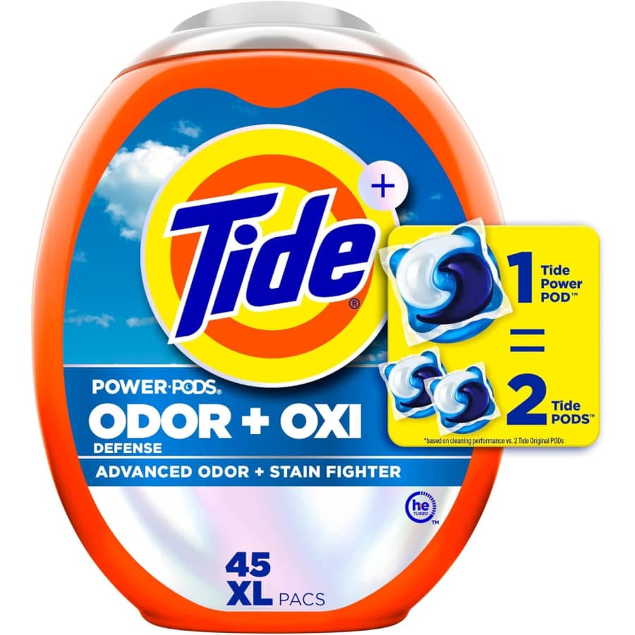 Tide Ultra 45-Count OXI Power PODS: $13 via Subscribe & Save w/ Prime Tide Ultra 45-Count OXI Power PODS: $13 via Subscribe & Save w/ Prime