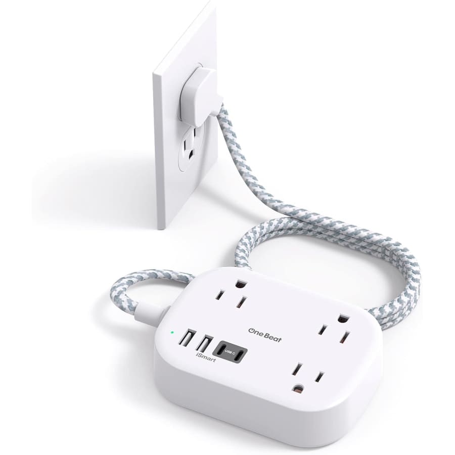 One Beat Cruise-Approved Power Strip with USB C: $7.49
