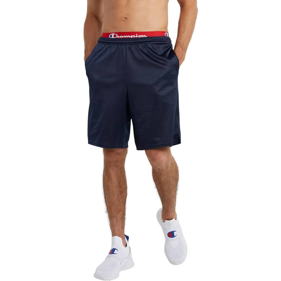 Champion Men's Mesh Gym Shorts: $9