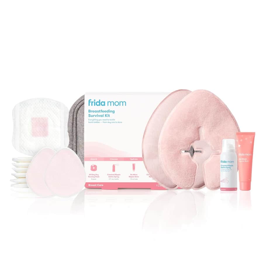 Frida Mom Breastfeeding 13-Piece Survival Kit: $20