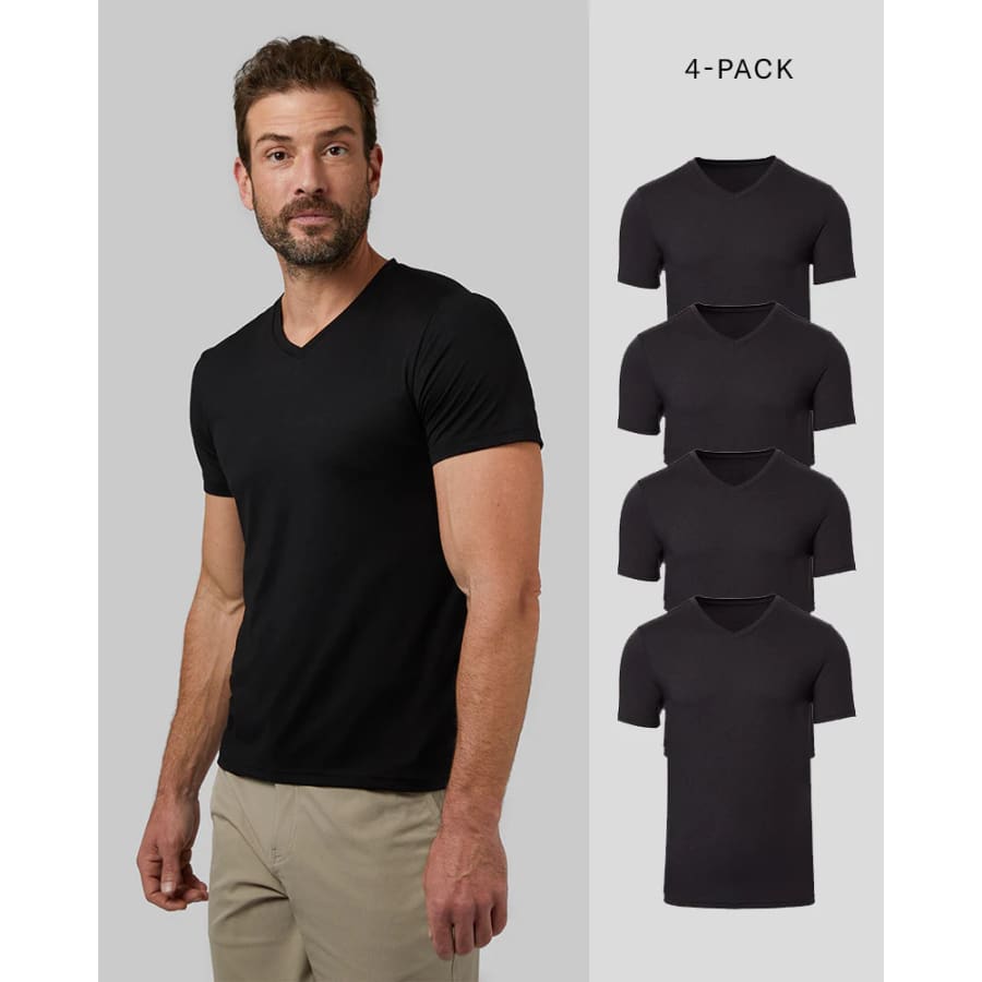 32 Degrees Men's Cool Classic V-Neck T-Shirt 4-Pack: $16 32 Degrees Men's Cool Classic V-Neck T-Shirt 4-Pack: $16