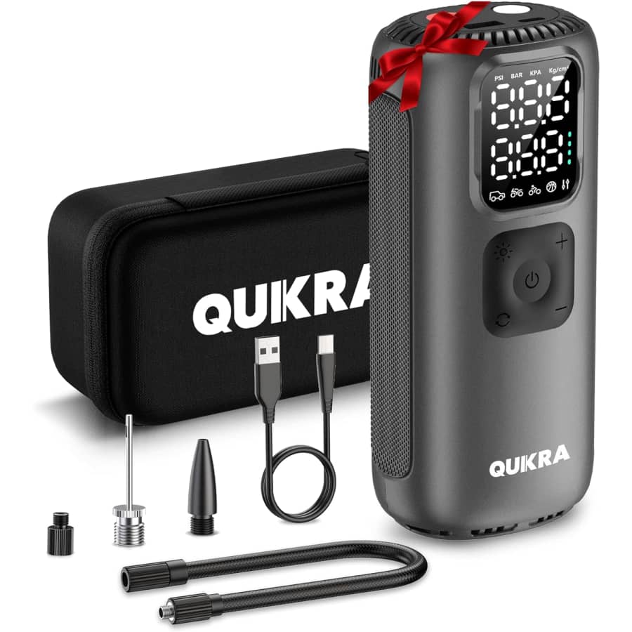 Quikra 160-PSI Portable Tire Inflator / Air Compressor: From $47 Quikra 160-PSI Portable Tire Inflator / Air Compressor: From $47