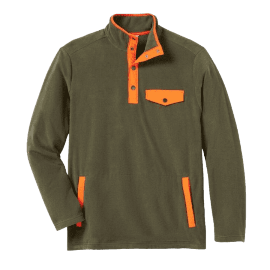 Duluth Trading Men's Doubleback Fleece Button Mock Pullover: $28 Duluth Trading Men's Doubleback Fleece Button Mock Pullover: $28