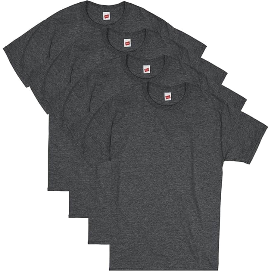 Hanes Men's Essentials Crewneck T-Shirt 4-Pack: $13 Hanes Men's Essentials Crewneck T-Shirt 4-Pack: $13