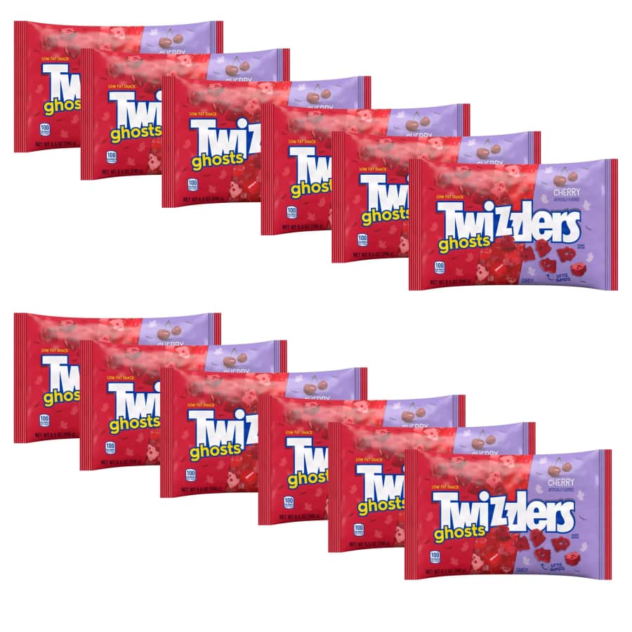 Twizzlers Cherry Ghosts 8.5-oz Bag 12-Pack: $20