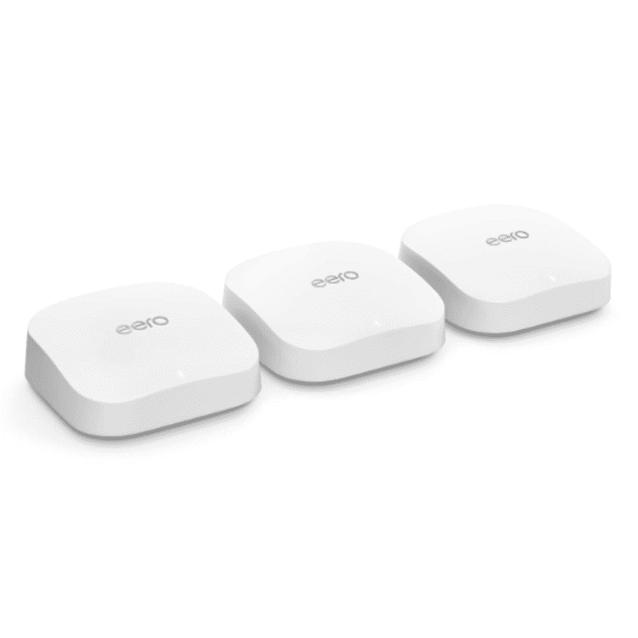 Amazon eero Pro 6E Tri-band Mesh WiFi 6E System 3-Pack: $330