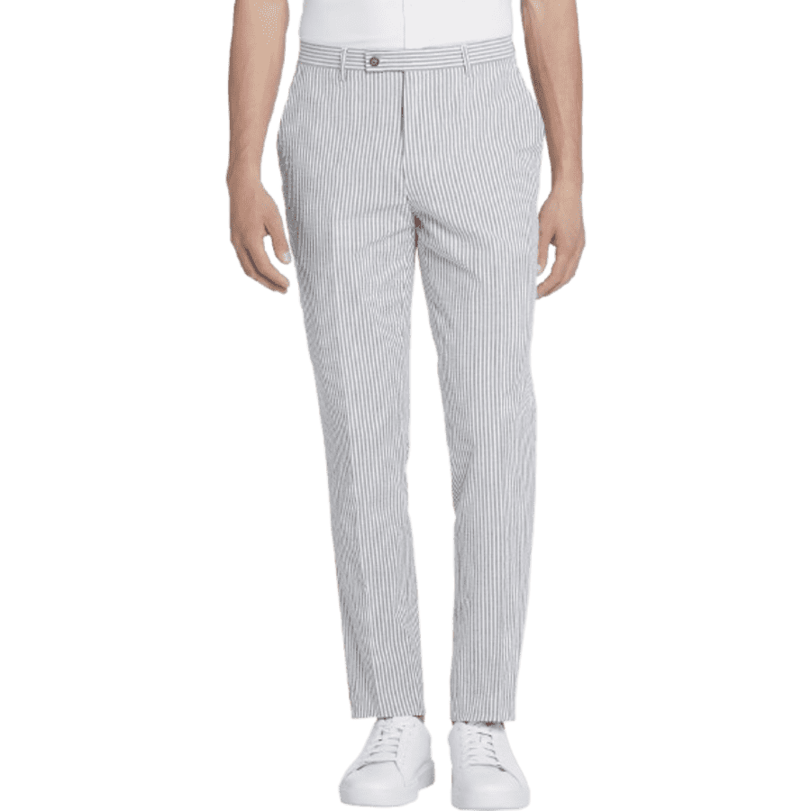 Paisley & Gray Men's Slim Fit Seersucker Suit Pants: $9.99