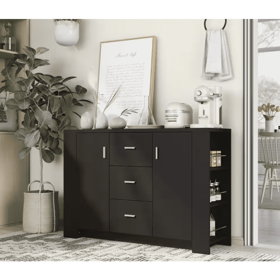 Furniture of America Bessa Mid-Century Modern Buffet: $142 Furniture of America Bessa Mid-Century Modern Buffet: $142