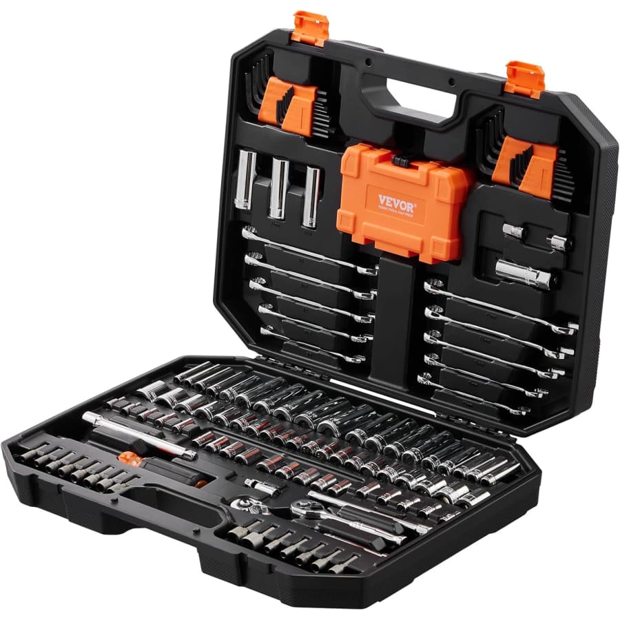 Vevor 145-Piece Mechanics Tool and Socket Set: $37 Vevor 145-Piece Mechanics Tool and Socket Set: $37